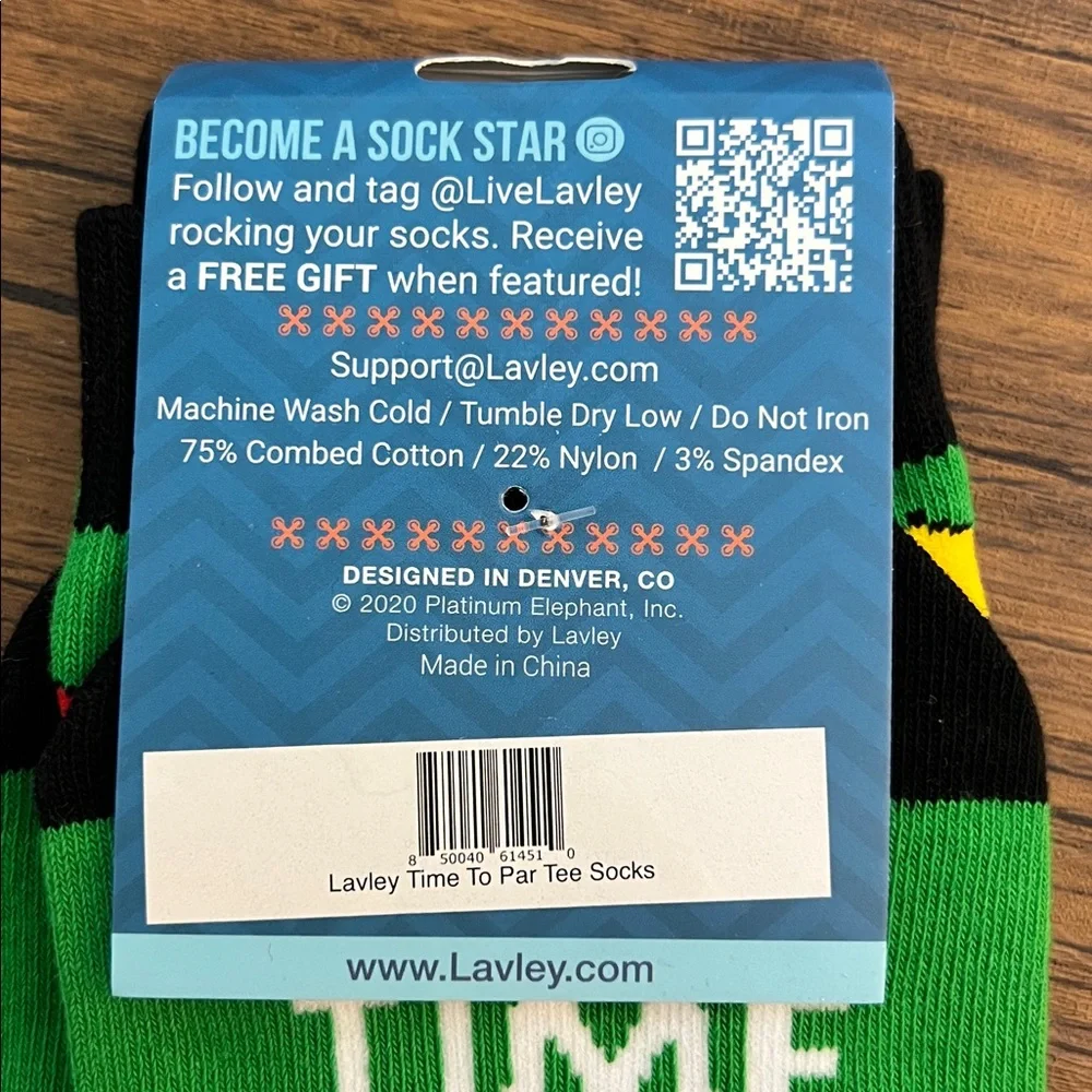 Green Golf Themed Men's Socks-‎ OS